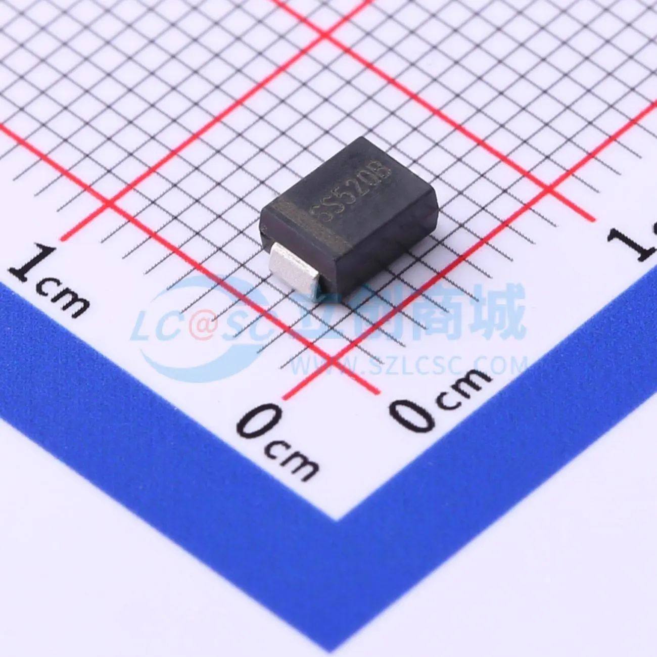 SS520B 肖特基二极管 SMB(DO-214AA) 电压:200V 电流:5A