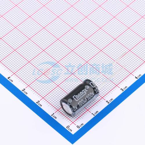 KM107M100G17RR0VH2FP0 直插电解电容 10x17mm 100uF  100V