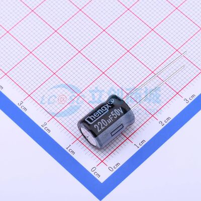 KM227M050G13RR0VH2FP0 直插电解电容 10x13mm 220uF  50V