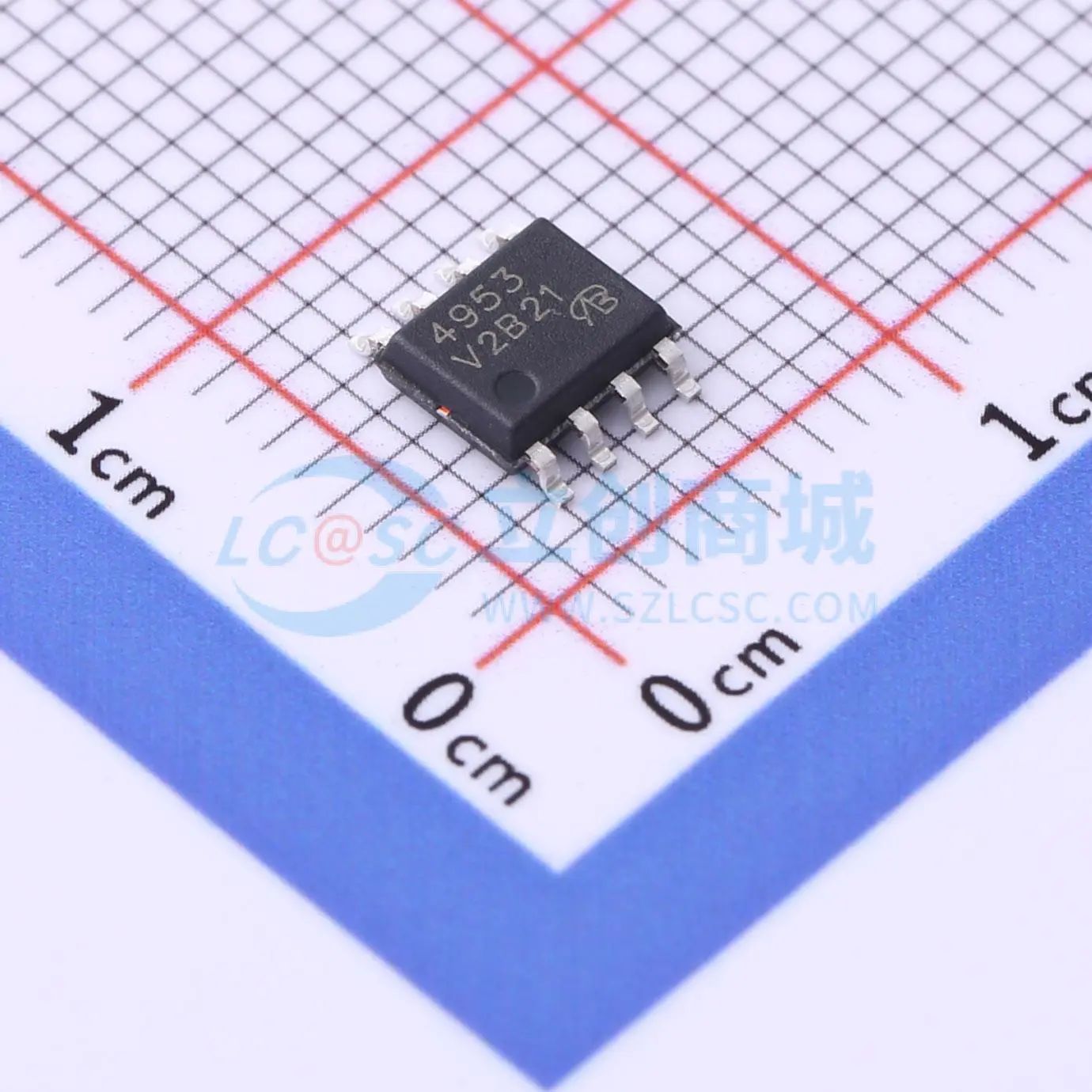 STP4953M-TRG-VB 场效应管(MOSFET) SOP-8 2个P沟道 30V 7.3A