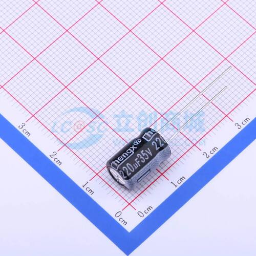 KM227M035F12RR0VH2FP0 直插电解电容 8x12mm 220uF  35V