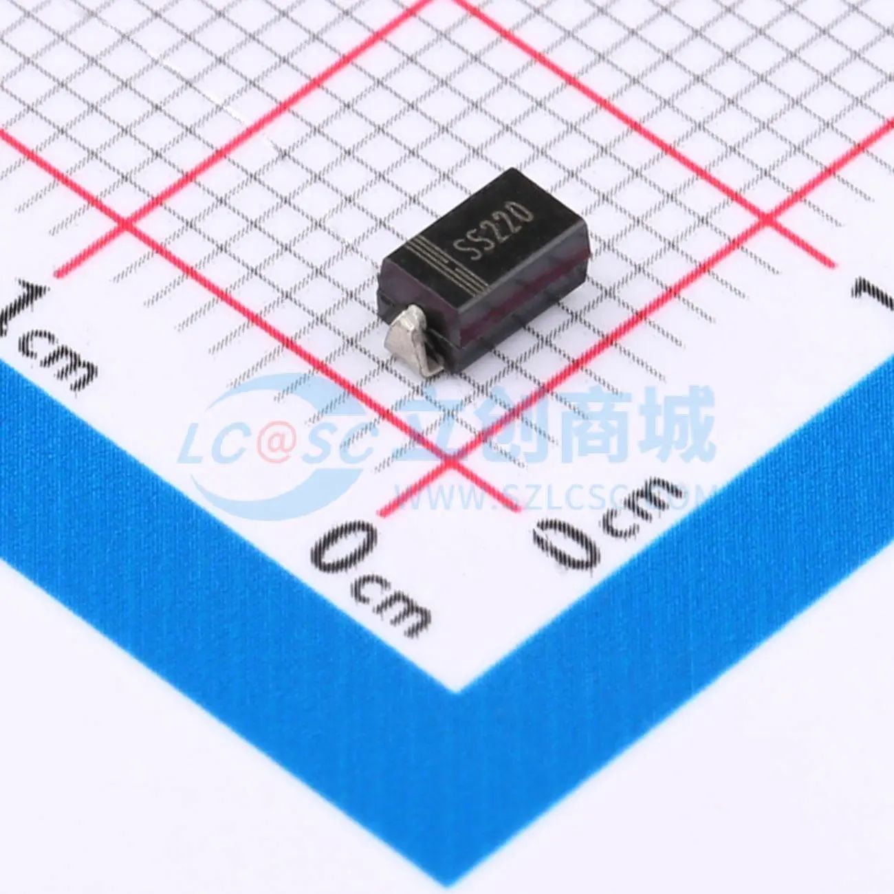 SS220 SMA 肖特基二极管 SMA(DO-214AC) 电压:200V 电流:2A