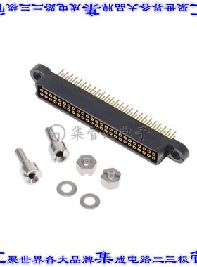 MHDAS2F050YDE60 针座连接器50POS插座2排1.27mm母形插口通孔直针