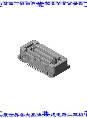 MA01F030VAABR500 板对板连接器30POS插头中央触点带2排0.64mm表