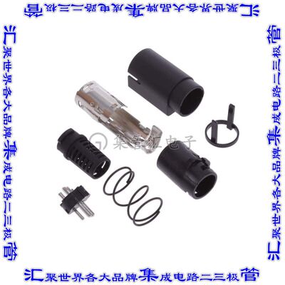 GTPWRDIN3LB 圆形连接器3POS插头公引脚焊接银自由悬挂