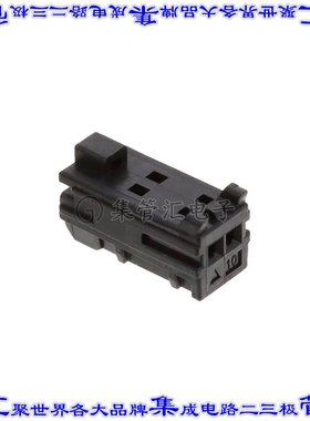 2355088-2 矩形连接器2POS插座1.2mm母插口黑色IDC自由悬挂