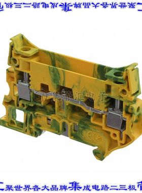 1SNK508151R0000 端子块连接器2POS接地地面8.0mm绿色黄色6-24AWG