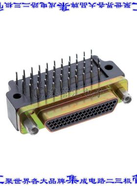 MDM-51PCBRP-L56 连接器51POS插头公引脚3排D-TYPE型通孔直角