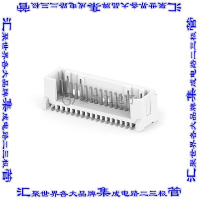 1-2355091-7 针座连接器17POS接头1.2mm公形插针表贴SMD