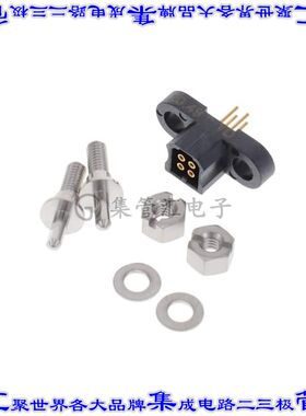 MHDAS2F004YDE10 针座连接器4POS插座2排1.27mm母形插口通孔直针