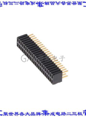 SLM-122-01-G-D 针座连接器44POS插座2排1.27mm叉状通孔直针镀金