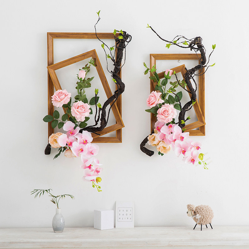 家居仿真花玫瑰花假花插花裝飾客廳臥室相框花藝牆面壁挂擺設擺件在類目 家居飾品, 花瓶/花器/仿真花/仿真飾品, 仿真花/假花中 - 來自Buy2taobao.com提供專業的淘寶代購服務
