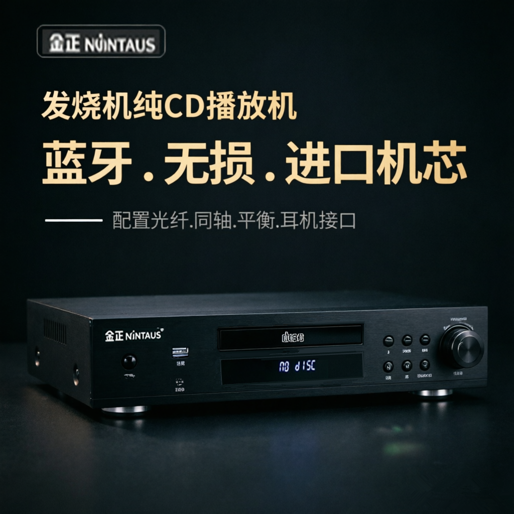 金正CD听歌播放器CD-R光碟FLAC无损HIFI高音质HDCD专辑纯CD播放机