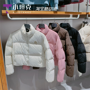 MLB25冬季女生新款短款时尚潮流保暖羽绒服运动休闲外套3FDJB0456