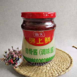 包邮 热卖 排骨米饭手抓饼酱料炒菜烧烤 5瓶 海天锦上鲜排骨酱260g