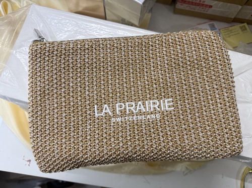 【柜台赠品】LAPRAIRIE莱珀妮编织款大号化妆包