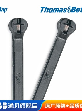 ABB通贝TY25MX 耐候性尼龙扎带  黑色 大包装 嵌片扎带 钢牙扎带