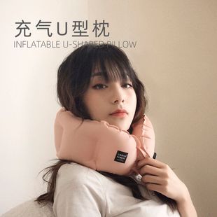 URBAN FOREST口袋充气枕充气u型枕颈枕护颈枕旅行便携u形枕飞机枕