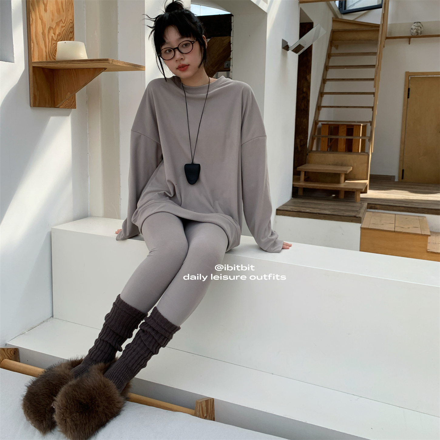 ibitbit女亲肤可外穿家居服