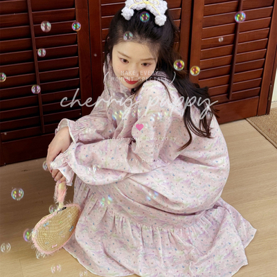 CHERRYPUPPY全棉纱布加大睡裙女