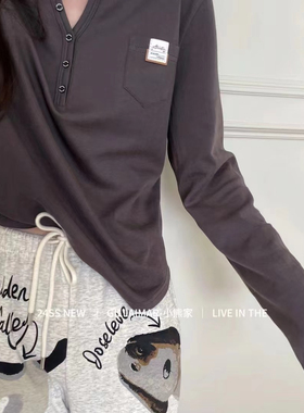 Gill Aimar原版小熊家正品秋冬可爱酷狗狗卫衣长裤睡衣家居服套装