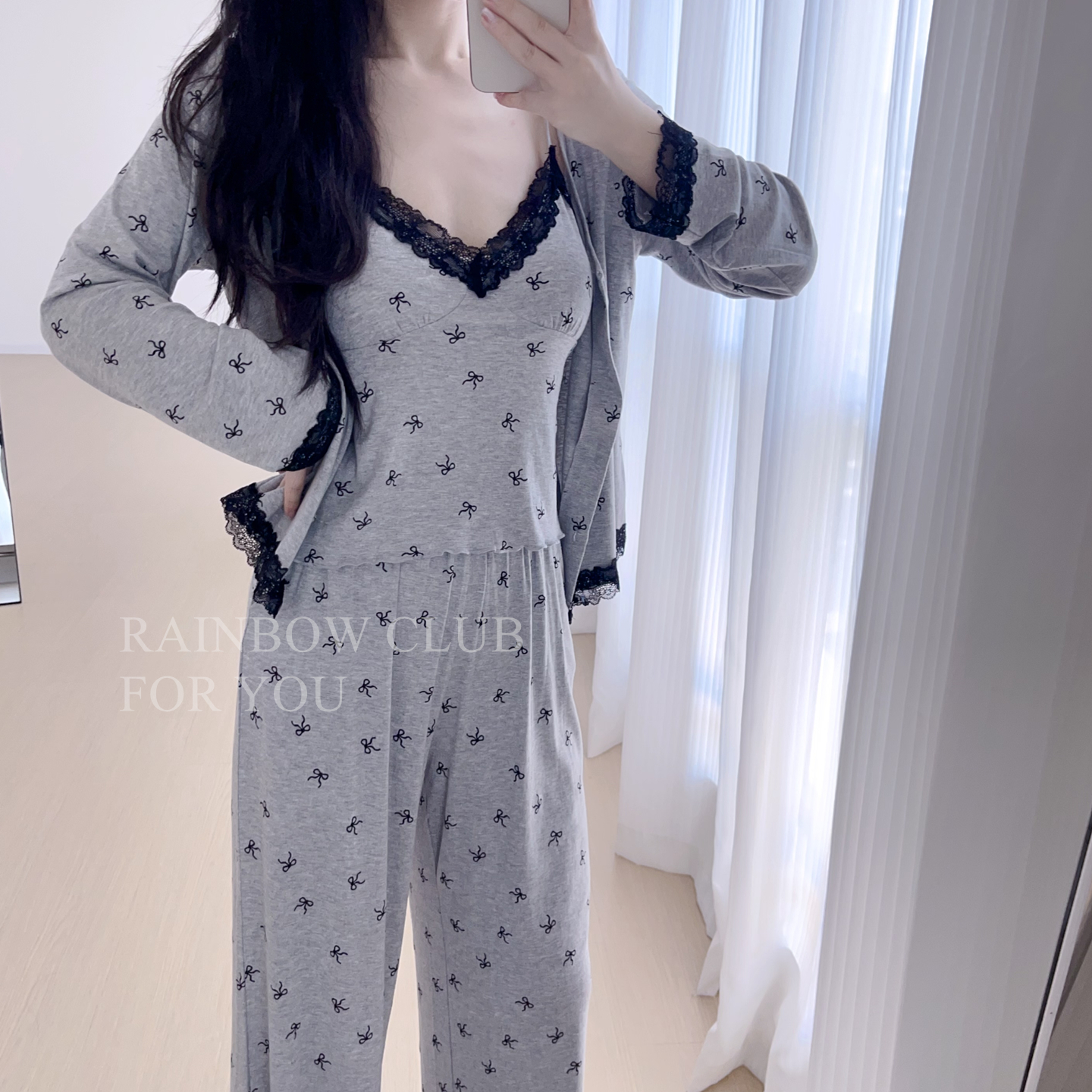 四季款女弹力莫代尔家居服