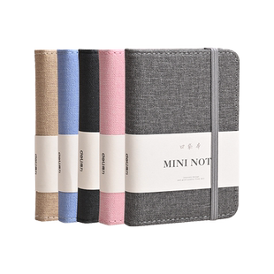 得力A7笔记本子随身本便携式记事本小学生携带迷你口袋笔记本随手记单词本口袋记录备忘录厚a6日记本可定制