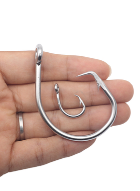 不锈钢海钓防生锈鱼钩39960鹰嘴钩环形钩金枪鱼钩钩鲨鱼钩大物钩