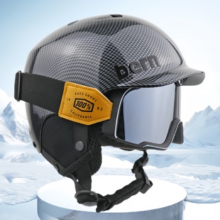 Bern同款滑雪头盔男女单板双板专业滑雪帽眼镜一体式保暖雪盔雪帽