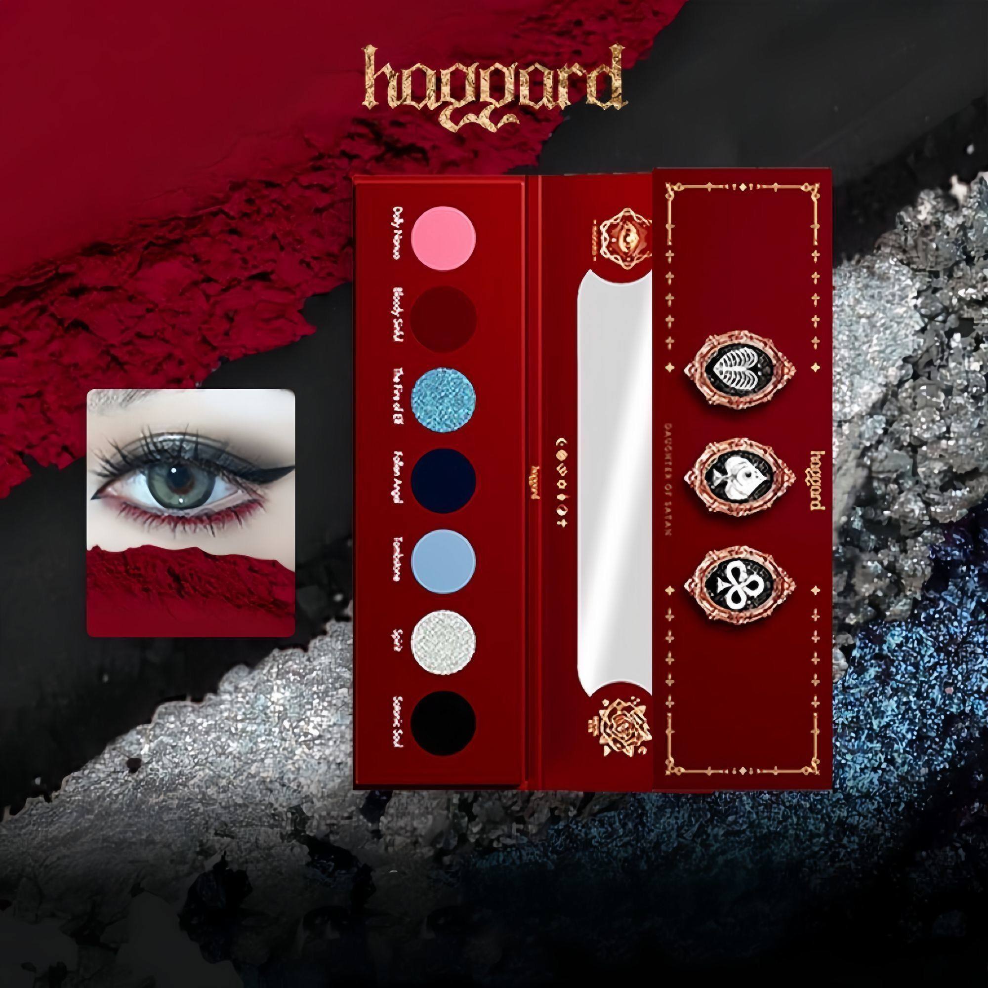 haggard撒旦之女七色眼影烟熏ins爆款暗黑哥特爆闪哑光,彩妆/香水/美妆工具,眼影,淘宝优惠券,粉丝福利购,淘宝优惠卷