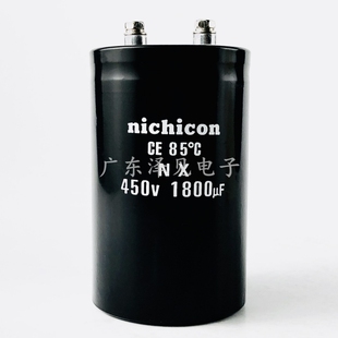 全新nichicon尼吉康 450V1800UF 变频器电梯工控铝电解电容 400V