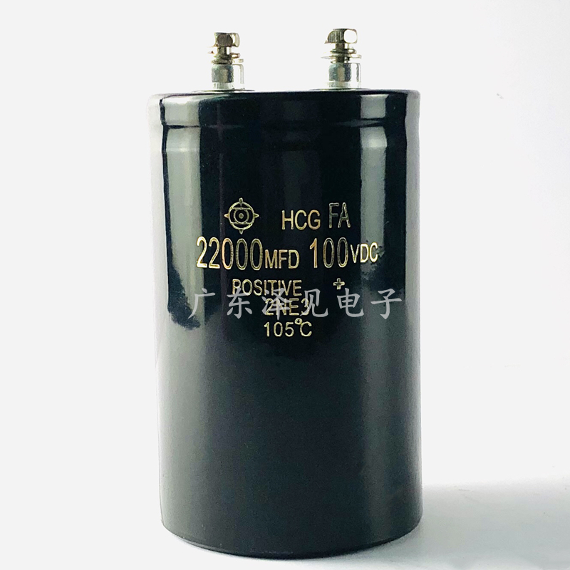 进口日立22000MFD100VDC电解电容