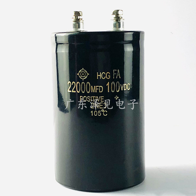 进口日立22000MFD100VDC电解电容