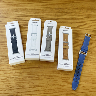 正品三星Watch8舒适型生态皮原装表带Watch8 Classic腕带男8C商务