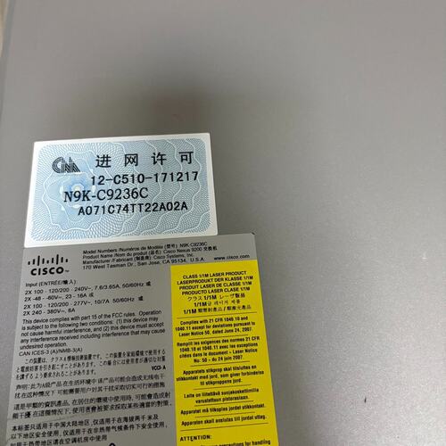议价思科核心交换机N9K-C9236CN9K-C9336C-FX2N9K-C93180YC-FX