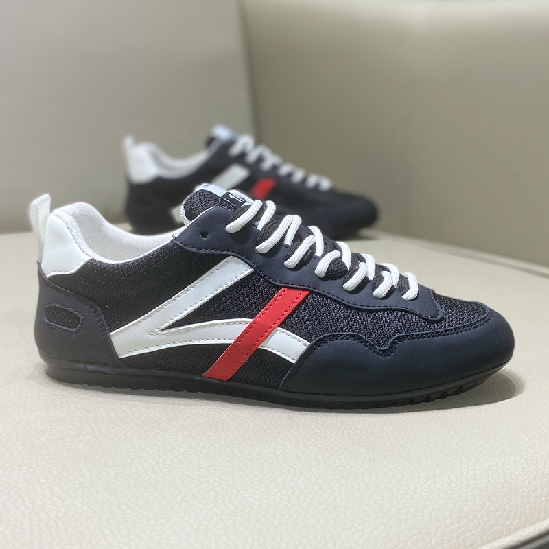 爆款男鞋2026春季新款网面透气软底舒适超轻痞帅德训阿甘鞋小白鞋