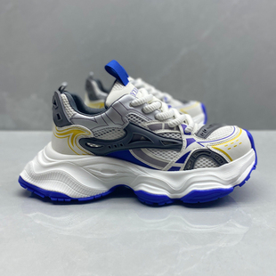 男鞋 厚底老爹鞋 爆款 网面透气增高6CM流行痞帅运动休闲鞋 2026春季