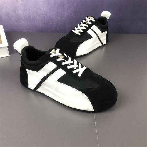 潮流男鞋内增高平底板鞋阿甘鞋