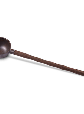 石魂黑檀木手柄过滤勺陶瓷煮茶器