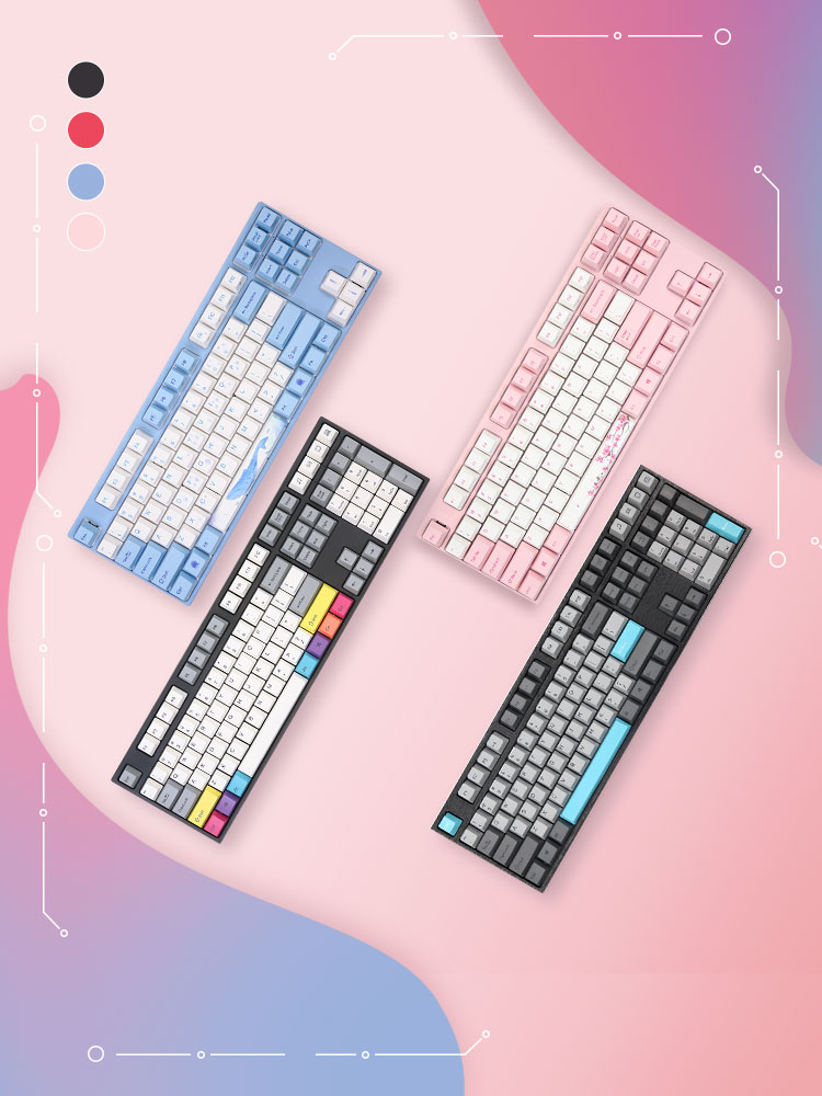 varmilo/阿米洛 87键108键一代机械键盘有线静电容樱桃轴办公游戏