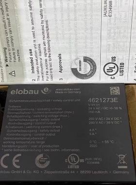 elobau安全继电器 4621273E 德国