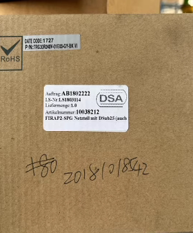 DSA 电源适配器 FIRAP2-SPG  TRG30R240V-01E03-GY-BK VI