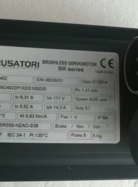 JBRUSATORI 伺服电机 052402 BR0524022P1XDS100Z00