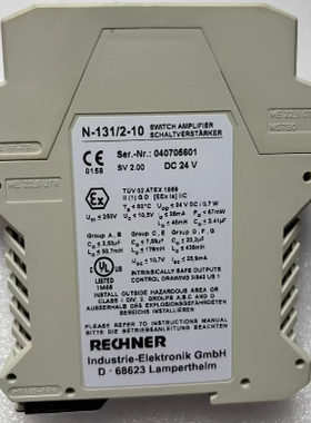 德国RECHNER继电器 N-131/2-10 安全继电器传感器安全栅