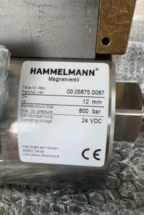Hammelmann哈莫尔曼/电磁换向阀/00.05875.0067