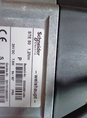 Schneider电动执行器 STE50 1.2Nm 伺服电机 Weishaupt 伺服马达