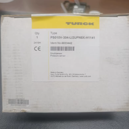 德国TURCK威图原装压力传感器PS010V-304-LI2UPN8X-H1141