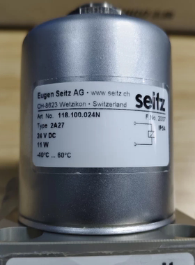 SEITZ 755OH/41 2A27 电磁阀