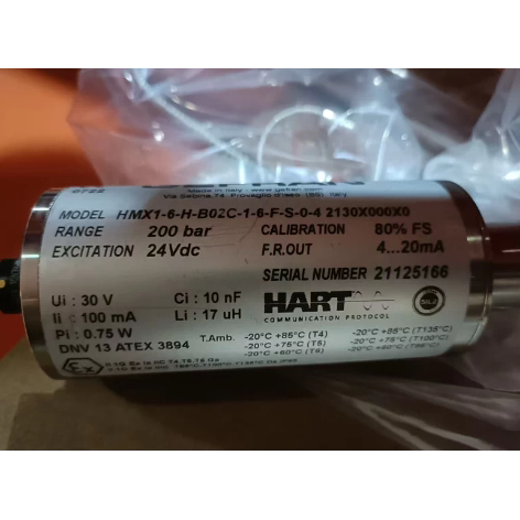 GEFRAN杰佛伦压力传感器 HMX1-6-H-B02C1-6-F-FS-0-4