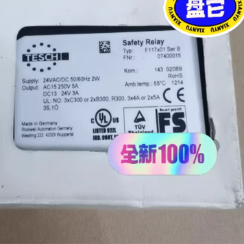 德国TESCH安全继电器相序继电器 F117X01